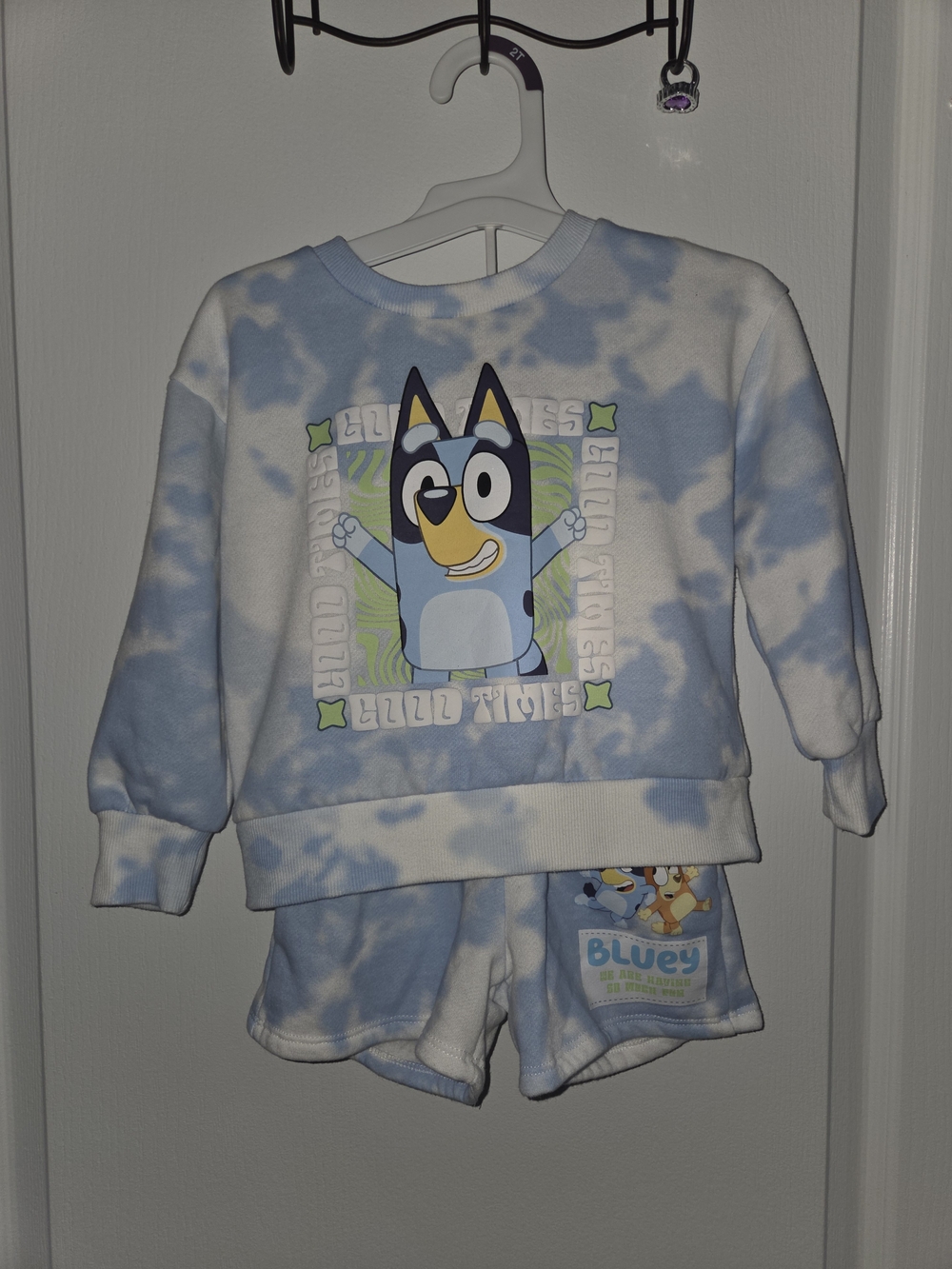 Kids Tie-Dye BLUEY 2pc Set - Bundle & Save 10%